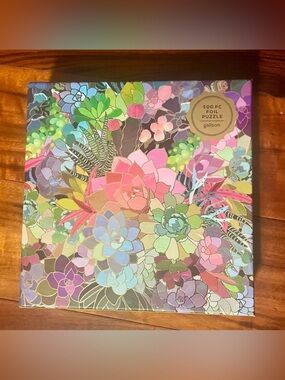 Galison Succulent Mosaic 500 Piece Jigsaw Puzzle Botanical Plant